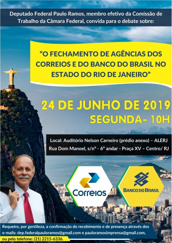 O fechamento das agências dos correios e do Banco do Brasil no Estados do Rio de Janeiro