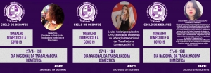 A Secretaria de Mulheres da CUT Rio , convidam a todas e todos para um bate-papo com Cleide Pinto