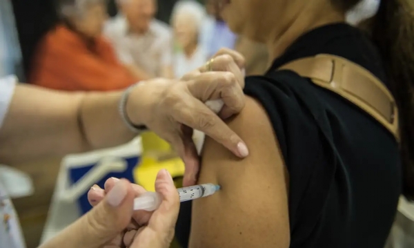 Vacina contra a gripe no Santander
