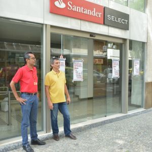 Paralisação Santander