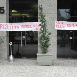 Ato contra a reestruturação do Banco do Brasil