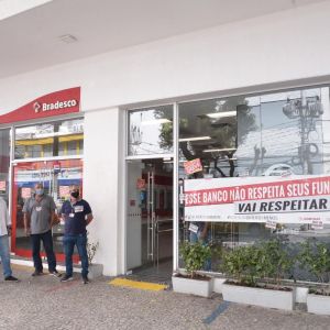 Paralisação de agências na Tijuca