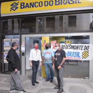 Paralisação contra o desmonte do Banco do Brasil