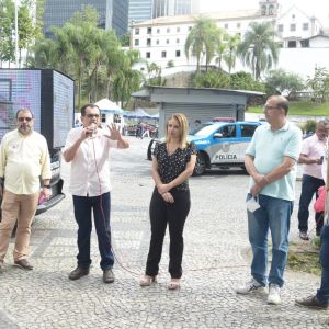 Caravana dos Bacarios pelo centro do Rio + cine bancario