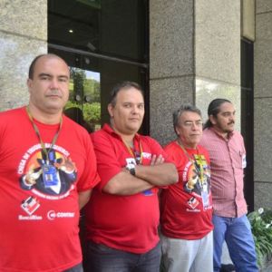 1º dia de greve dos bancários do Rio