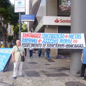 Manifestação Santander Centro