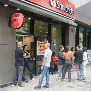 Paralisação Agências Santander Centro rj