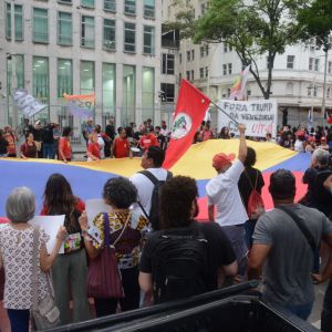 Ato Fora Trump! Venezuela se Respeita! Cinelândia