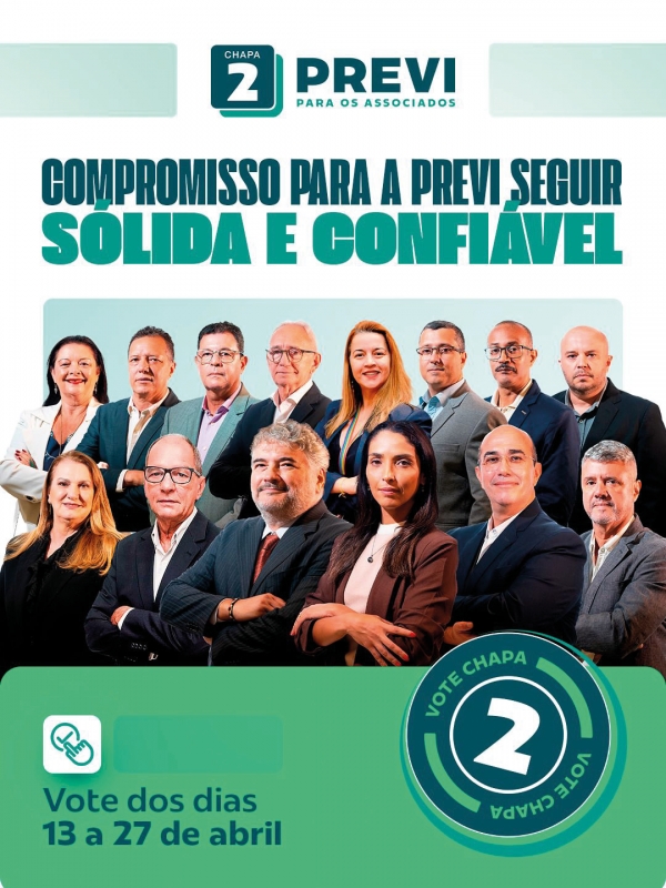Sindicato apoia Chapa 2  Previ para os Associados