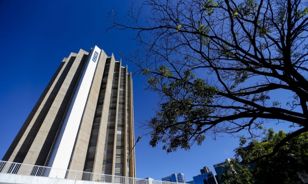 Edifício-sede da Caixa em Brasília. Foto: Agência Brasil.
