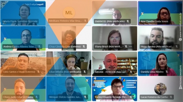 Negociação com a Caixa foi virtual. Foto cedida pela Contraf-CUT.