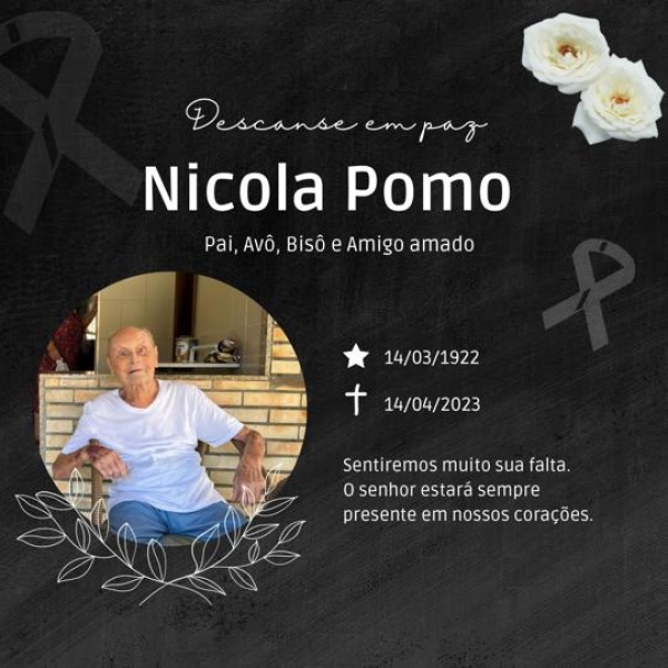 Morre Nicola Pomo, vice-presidente do Banerj