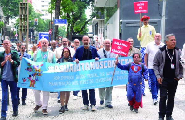 O movimento sindical bancário luta agora pelo fim da tributação  do Imposto de Renda sobre a PLR dos trabalhadores