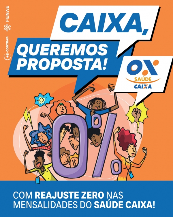 Mobilizações nesta quarta, em todo o país, vão cobrar da Caixa proposta do Saúde Caixa