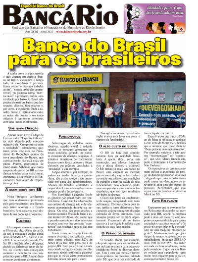 Bancário Especial Banco do Brasil - Abril 2023