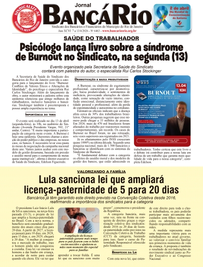 Banc&aacute;rio 6463 de 7 a 13/4/2026