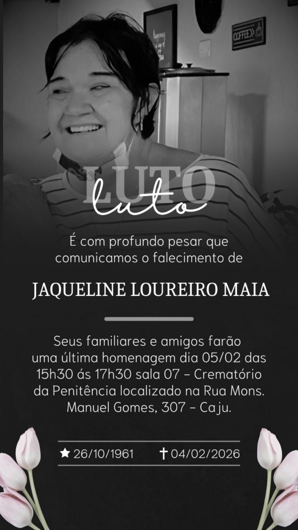 Diretores e empregados do Sindicato lamentam o falecimento de Jaqueline Loureiro