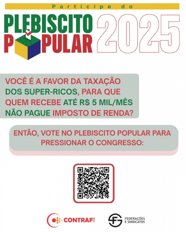 E você, ainda não participou do Plebiscito Popular?