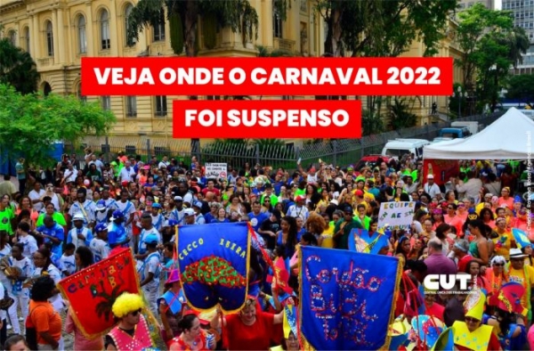 Saiba onde o Carnaval de 2022 está cancelado por causa da Covid-19