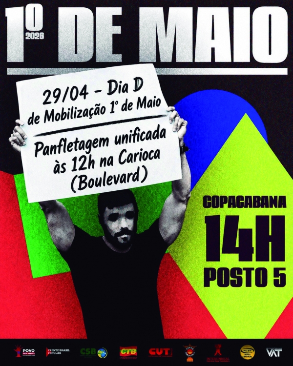 Protestos do  1&ordm; de Maio no Rio  ser&atilde;o na orla de Copacabana