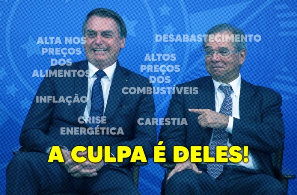 Dupla Bolsonaro/Guedes nada fez para combater a inflação e resolver a crise. Entenda