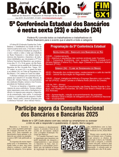 Bancário 6419 de 20 a 26 de maio 2025
