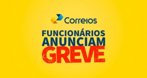 Trabalhadores dos Correios em greve contra o entreguismo de Bolsonaro