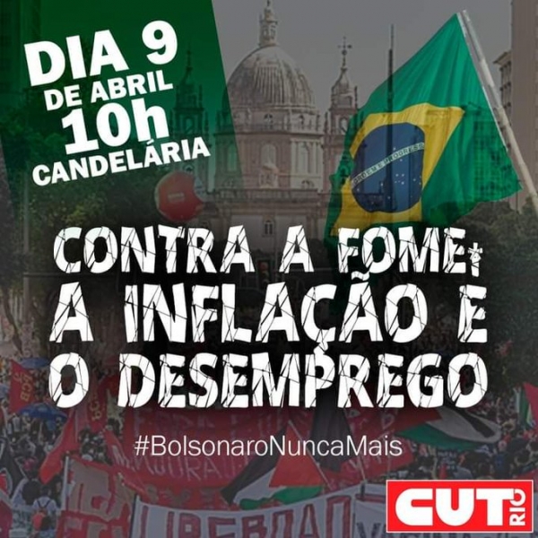 Neste sábado, vamos às ruas exigir “Bolsonaro, nunca mais!”