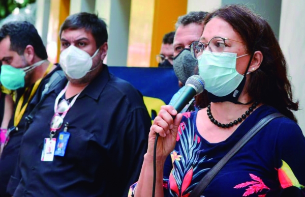 Rita Mota, diretora do Sindicato, afirma que aumento da contaminação tem a ver com relaxamento da prevenção