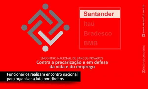 Bancários do Santander realizam encontro nacional nesta terça-feira (3)