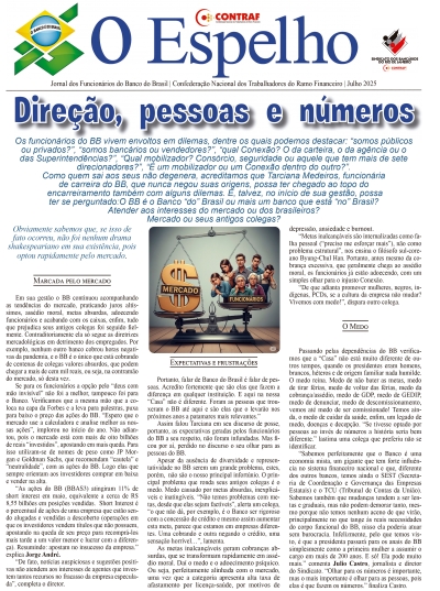 Espelho - Informativo dos Funcionário do Banco do Brasil - Julho 2025