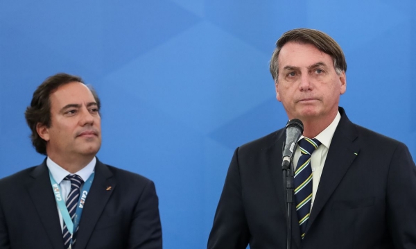 Pedro Guimarães e Jair Bolsonaro