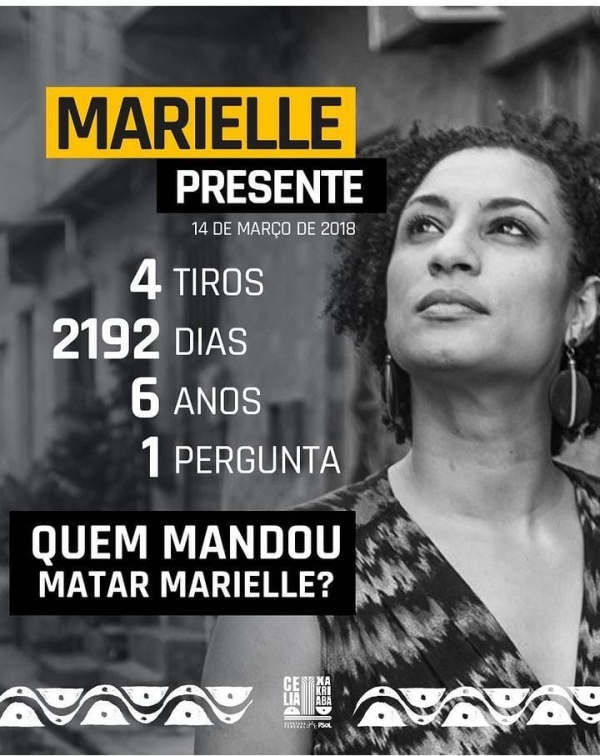Após seis anos polícia não sabe quem mandou matar Marielle Franco