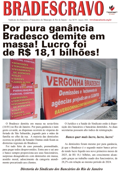Bradescravo  - Janeiro 2026
