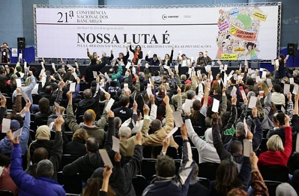 Este ano, a Conferencia Nacional dos Bancários será realizado presencialmente, em São Paulo, no início de agosto