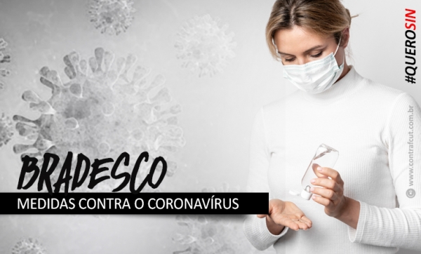 Após solicitação dos sindicatos, Bradesco distribui máscaras de acrílicos e vacinas contra gripe