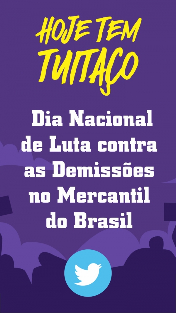 Quarta-feira (8) tem twitaço contra demissões no Mercantil do Brasil