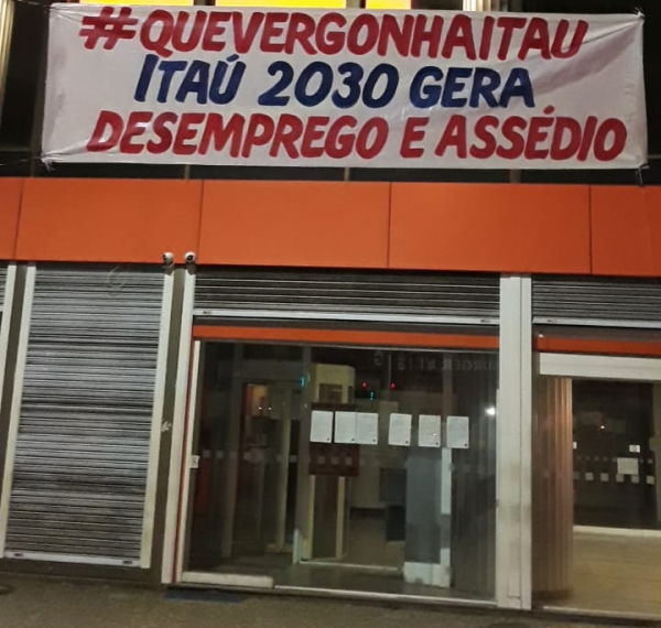 Sindicato luta por melhores condições de trabalho no Itaú  em campanha nacional