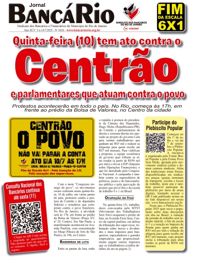 Bancário 6426 de 9 a 14/7/2025