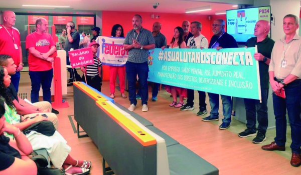 Caravana em Madureira: Dirigentes sindicais convocam bancários e bancárias para participarem da mobilização e pressionar os bancos a atenderem as reivindicações da categoria
