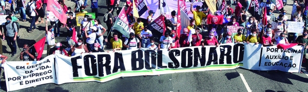 Trabalhadores vão ocupar ruas no  7 de setembro contra Bolsonaro