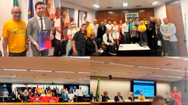 Foto da audiência pública cedida pela Contraf-CUT.