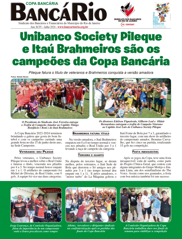 Bancário especial Copa Bancária