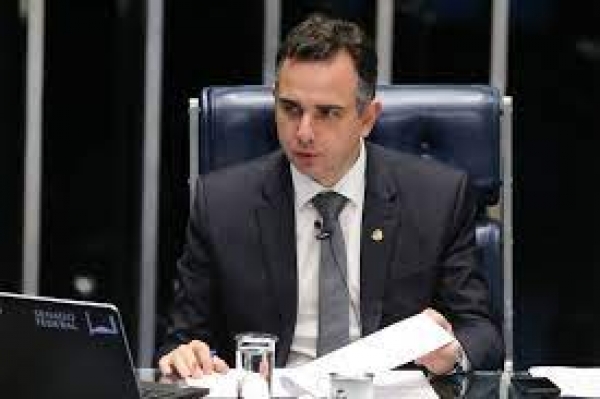 O presidente do Senado, Rodrigo Pacheco (PSD-MG)