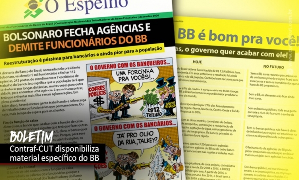 Boletim e revista em defesa do Banco do Brasil estão no ar