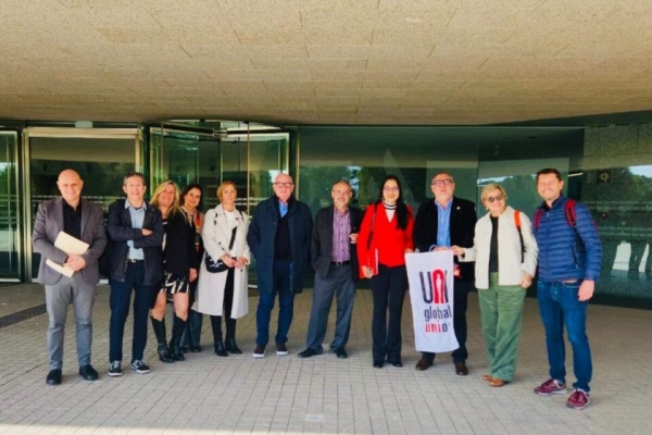 Delegação da América do Sul, em Madri. Foto cedida pela Afubesp.