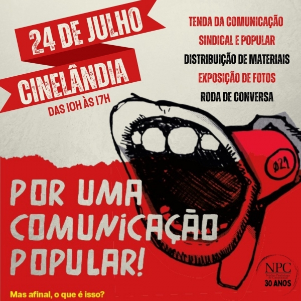 24 DE JULHO é Dia Municipal da Comunicação Popular no Rio de Janeiro
