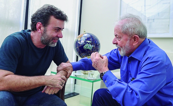 Marcelo Freixo e Lula juntos: desafio de recuperar o Rio e o Brasil