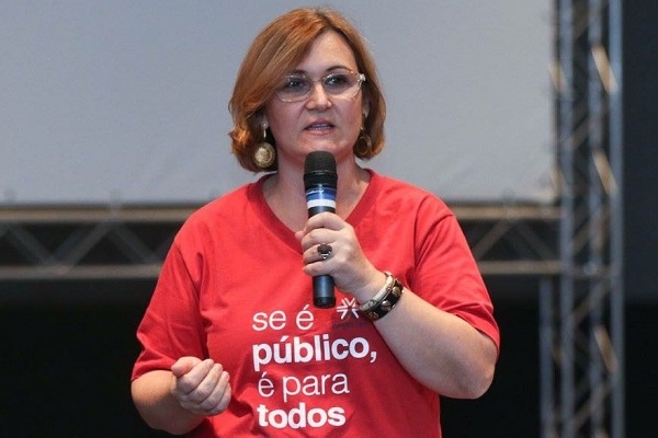 Rita Serrano, conselheira eleita do CA (Conselho de Administração) da Caixa participou dos debates do 22º Encontro Estadual dos Empregados, realizado por meio virtual