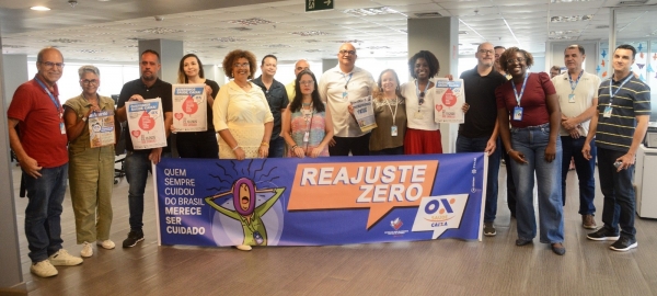 No Rio, Sindicato faz mobilização cobrando o reajuste zero